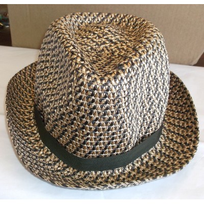 NEW Chico's Cocoa Bean Fedora Summer Hat Grosgrain Ribbon Browns NWT 451002096483 eb-93046387
